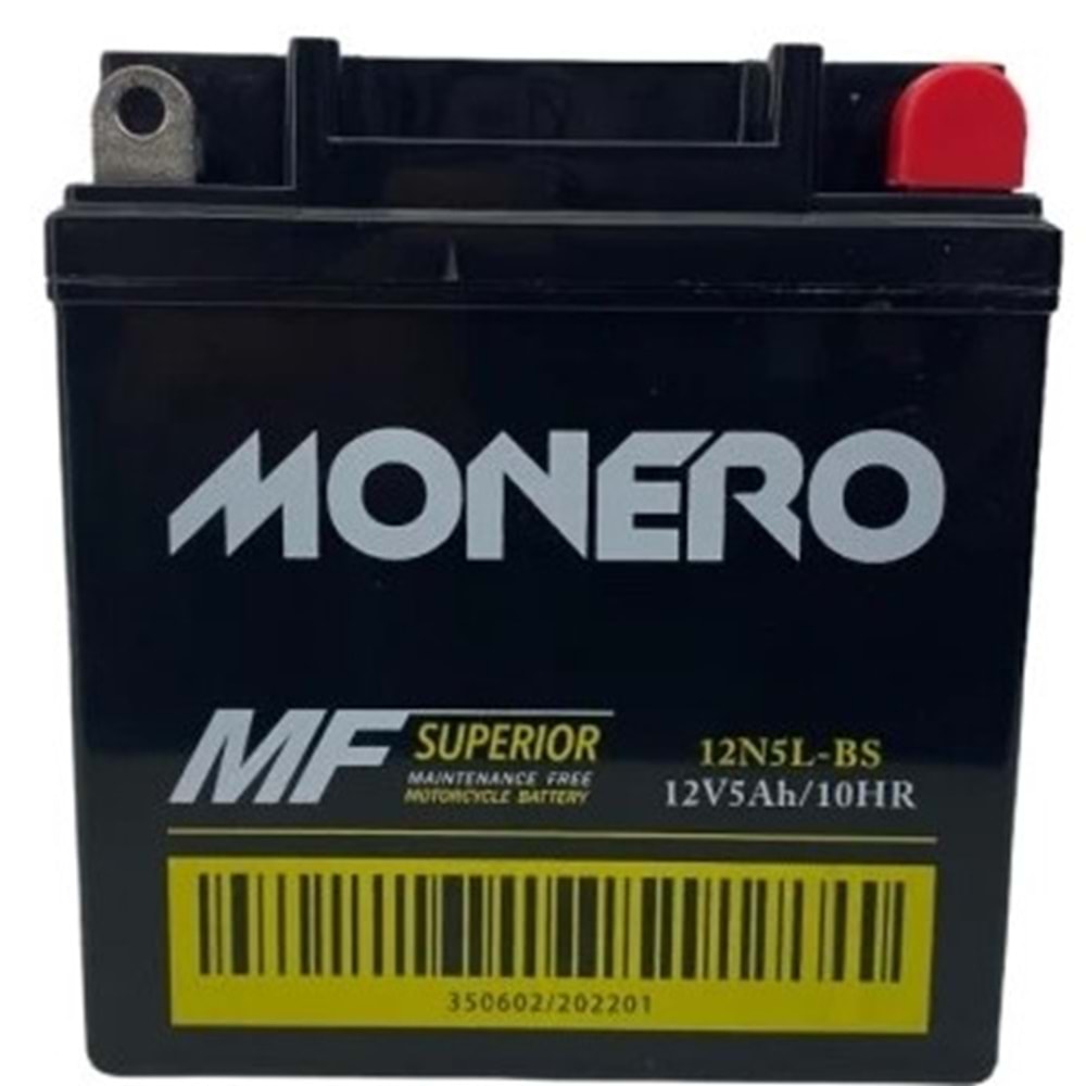 12N5L - BS - [CUB - YBR] [119*60*129] MONERO AKÜ