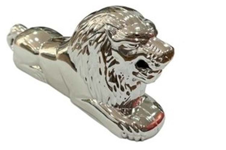 Ön Çamurluk Aslan Figürü Nikel