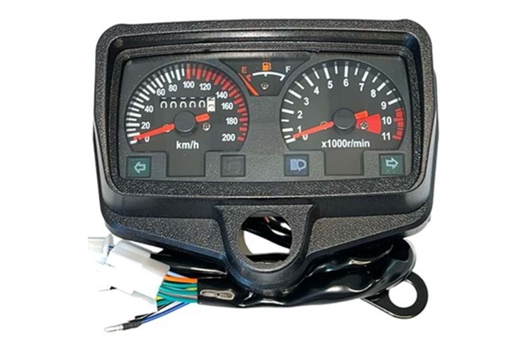 CG Km Saati Ş.lı Kırmızı Ledli