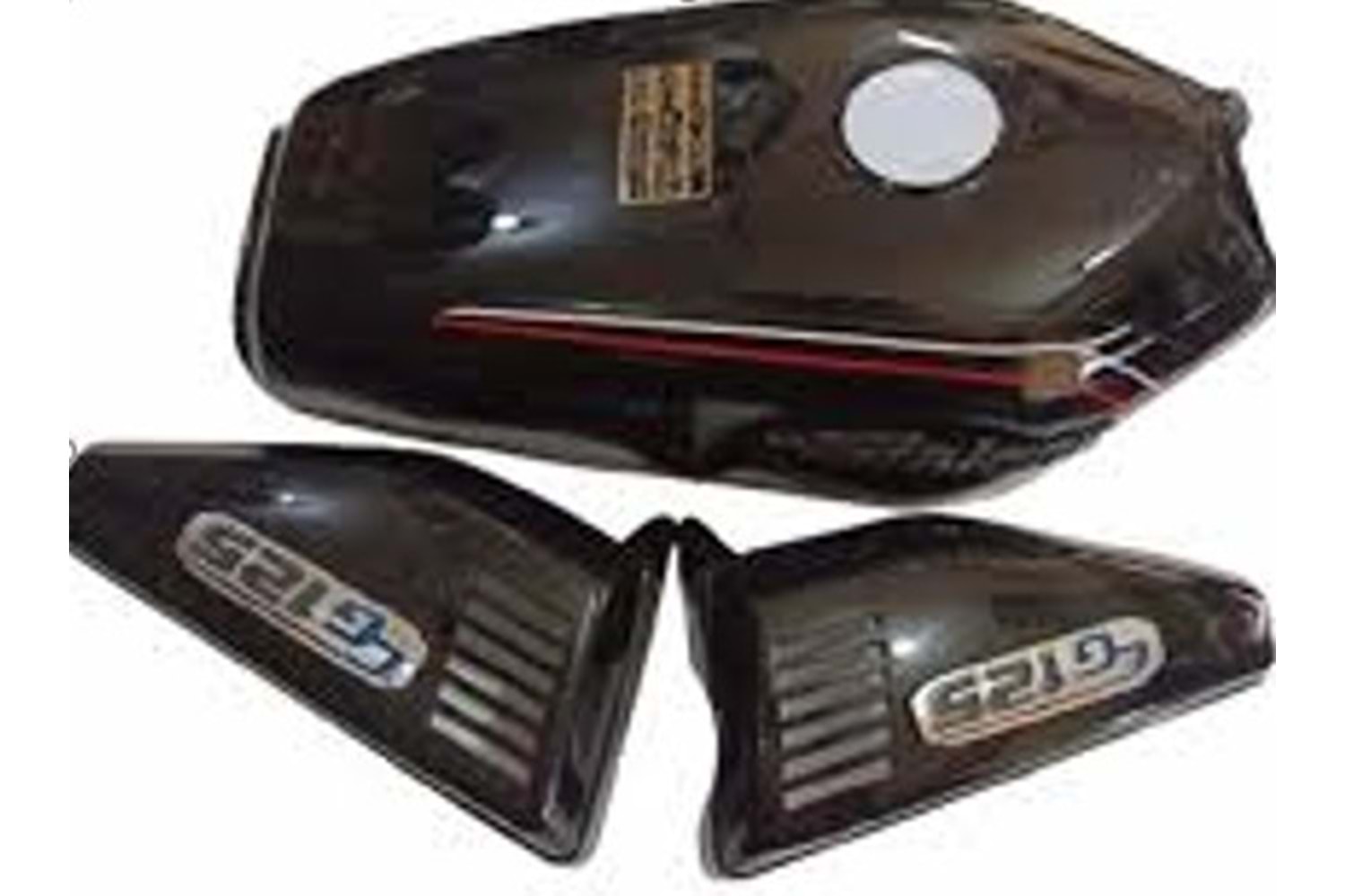 KÜÇÜK YAKIT TANKI + YAN KAPAK SİYAH (ŞAMANDIRASIZ)